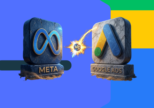 Google ads vs meta ads cost